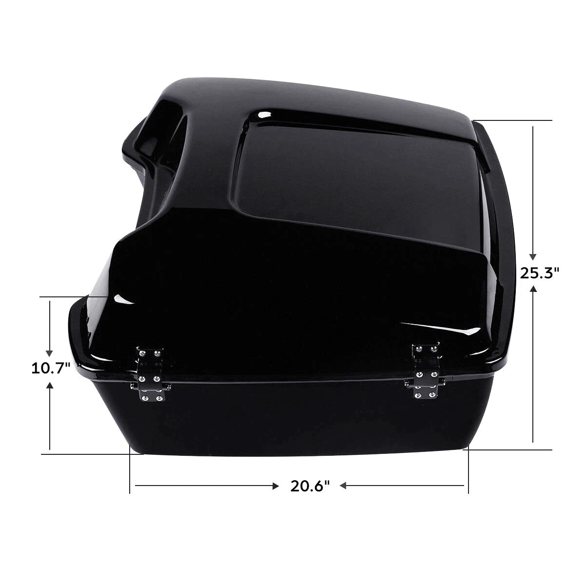 Chopped  Trunk w/ Backrest Fit For Harley Touring Models 1997-2013 12