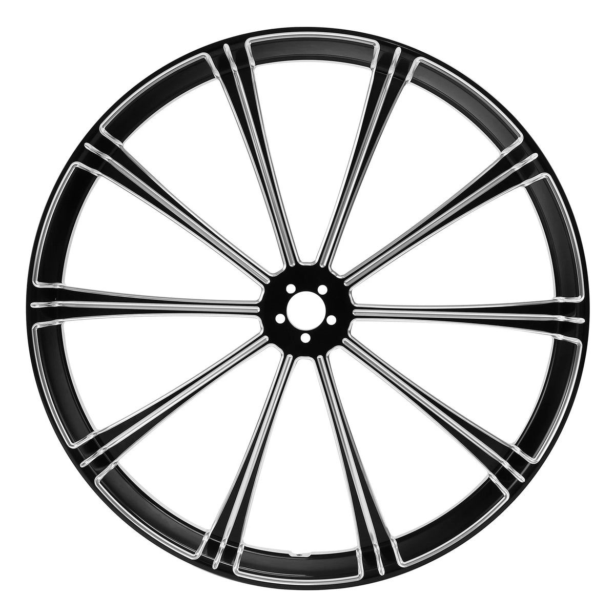 30'' Front Wheel Rim Single Disc Wheel Hub Fit For Harley Street Glide 08-25 ABS