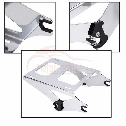 Detachable Two-Up Tour Pak Pack Mounting Luggage Rack For Harley Touring 2014-UP