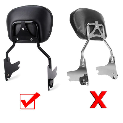 Passenger Sissy Bar Backrest For Harley Touring Street Glide FLHX 2006 2007 2008