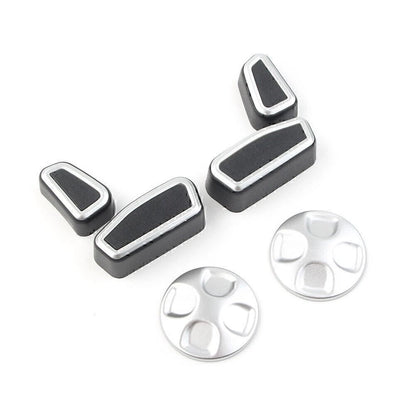 Inner Car Seat Adjustment Button Trim Cover 6pcs For Alfa Romeo Giulia 2017-2021