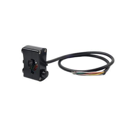 1" Handlebar Control Switch Horn Turn Signal Light Black For Harley Bobber