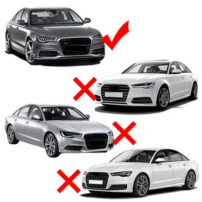 Front Bumper Lower Grille 4G0807681D 4G0807682D For Audi A6 C7 S LineS6