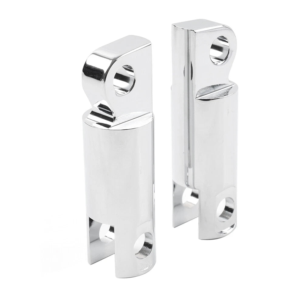 2x Male Mount Foot Peg Extensions For Harley Sportster Softail Dyna Touring Chro