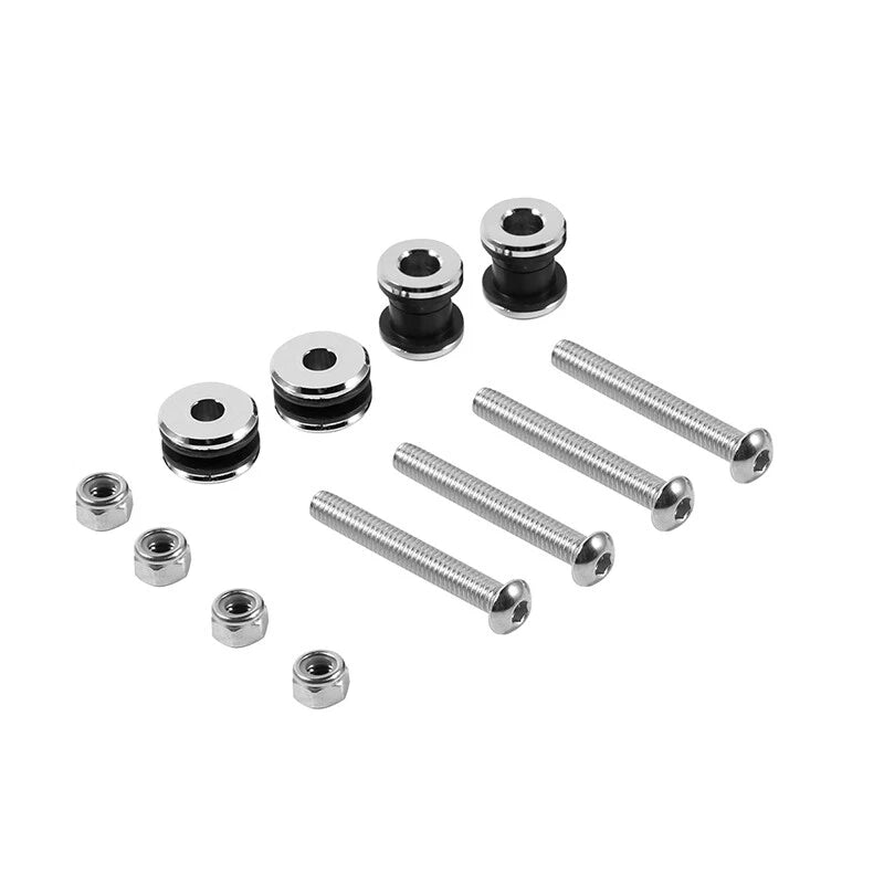 Black Solo Luggage Rack Docking Hardware Kit For Harley Sportster 883 1200 04-22