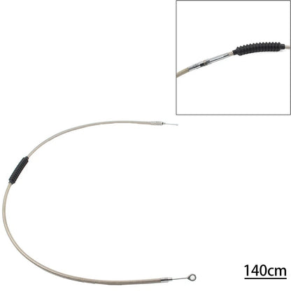 Stainless Clutch Cable For Harley Dyna FXDWG Softail Fatboy FLSTF Road Glide