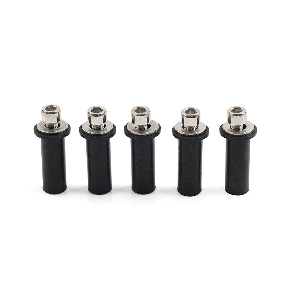 5pcs Windshield Bolts Screws Nut Kit For Harley Road Glide Motorcycle Chrome