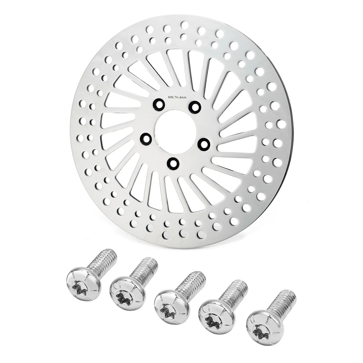 11.8" Front Brake Rotor Disc & Bolts Fit For Harley Touring Glide Dyna Softail