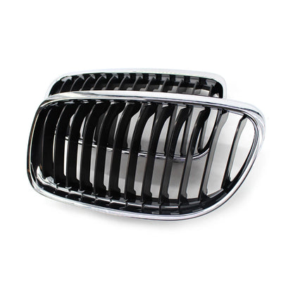 Fit BMW E90 E91 LCI 328i 335i  2009-2011 Front Kidney Grill Grille Chrome Black