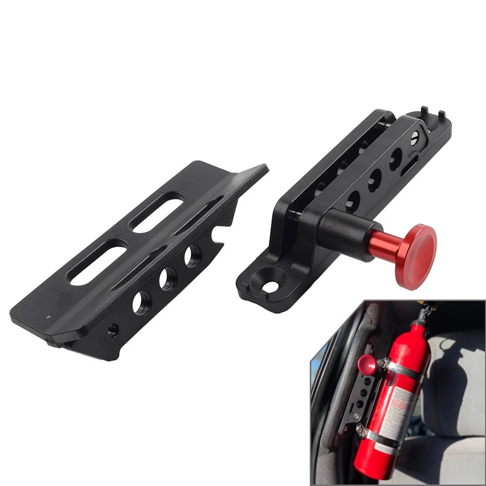 Plastic UTV Car Quick Release Roll Bar Fire Extinguisher Mount Holder Bracket