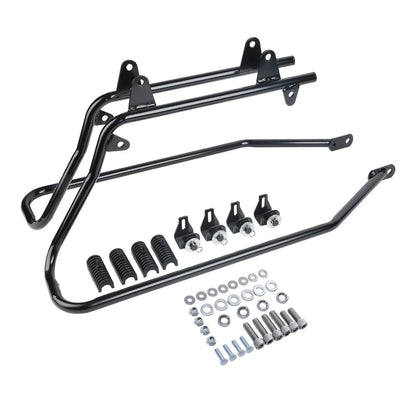 4" Stretched Extended Hard Saddlebag Conversion Bracket For Harley Softail 84-17