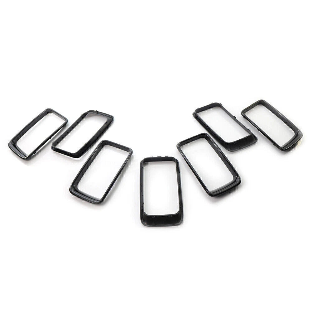 Front Grille Grill Insert Ring Trim Cover For Jeep Grand Cherokee 14-16 Black US