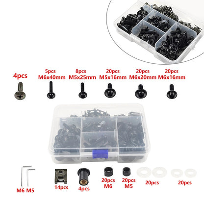 Stainless Steel Fairing Bolt Kit Fastener Clip Screws for Honda CB1000R CBR600RR