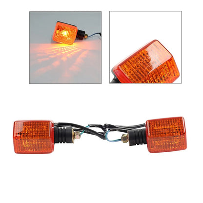 Pair Turn Signal Indicator Light For Honda XR250L XR650L CB125 Twin NPS50