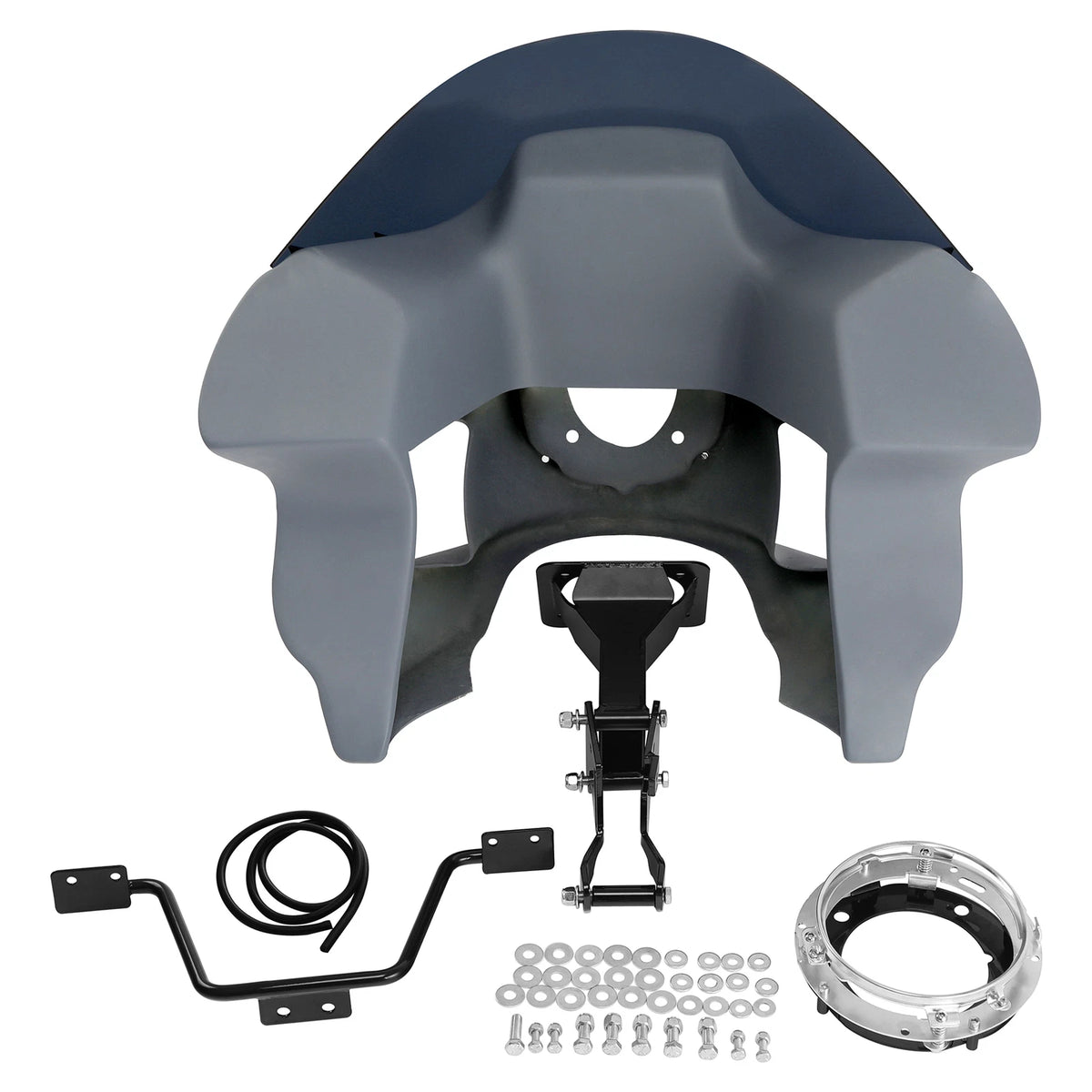 Headlight Upper Fairing Cowl Mount For Harley Softail Low Rider Street Bob 18-Up