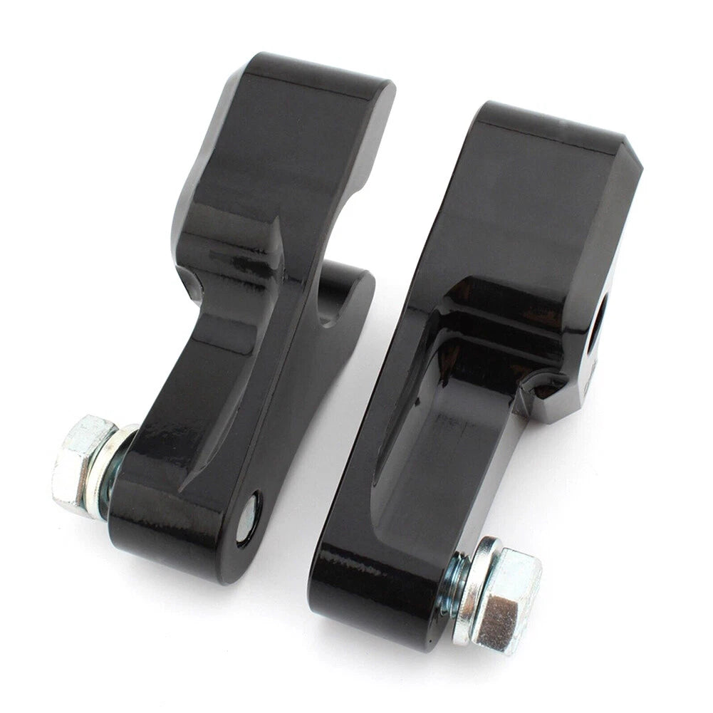Rear Shock Absorber 1" Lowering Kit for Harley Touring FLHX FLHR FLHT Black 2pcs
