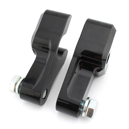 Rear Shock Absorber 1" Lowering Kit for Harley Touring FLHX FLHR FLHT Black 2pcs