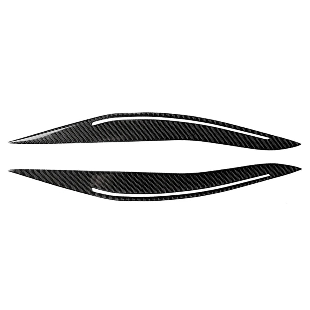 Car Headlight Eyebrows Eyelids Cover Trim For BMW 5 Series F10 Sedan 2014-2016
