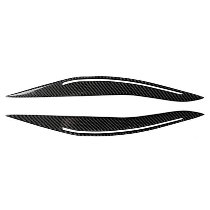Car Headlight Eyebrows Eyelids Cover Trim For BMW 5 Series F10 Sedan 2014-2016