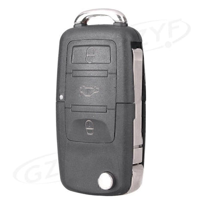 Remote Key Cover Fob Shell Case Uncut Blade For Jetta Passat Golf 3 Buttons