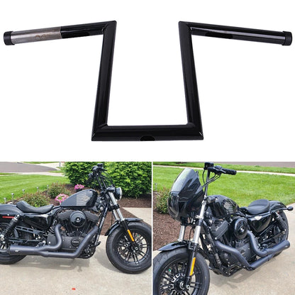 1" Ape Hanger Handlebar 10 1/2" Drag Z Bar For Harley Sportster XL 1200 883 Dyna