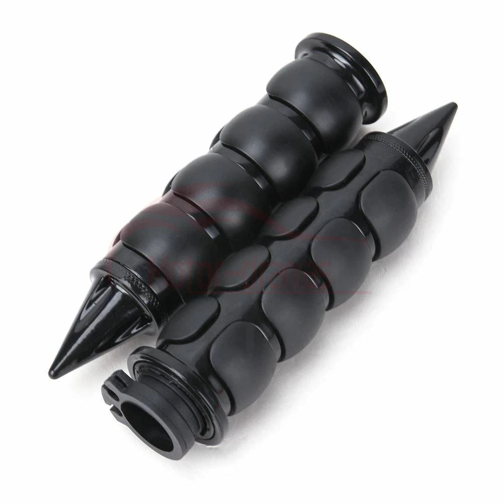 1" Black Handle Bar Hand Grips Fit for Harley Touring Sportster XL883 1200 Dyna
