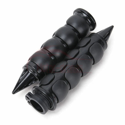 1" Black Handle Bar Hand Grips Fit for Harley Touring Sportster XL883 1200 Dyna