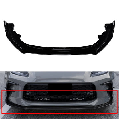 Glossy Black Front Bumper Lip Body Kit Spoiler For Toyota GR86 2022-2025