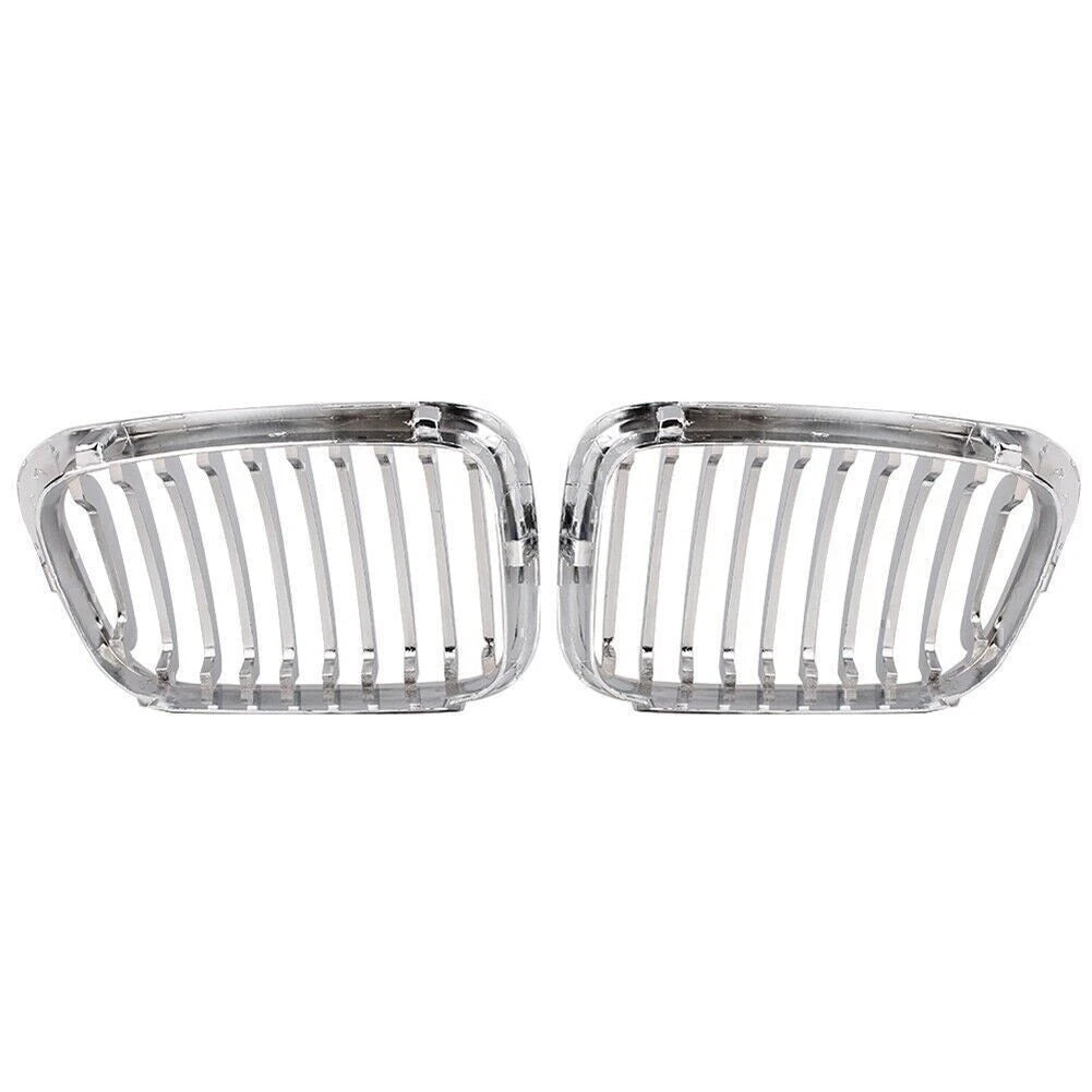 Chrome Front Kidney Grille For BMW E46 4D Sedan 320i 323i 325i 328i 330i 98-2001