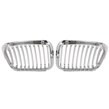 Chrome Front Kidney Grille For BMW E46 4D Sedan 320i 323i 325i 328i 330i 98-2001