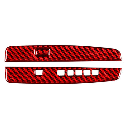 Red Carbon Fiber Interior Gear Shift Cover Trim For Honda Accord 2013-2017 US