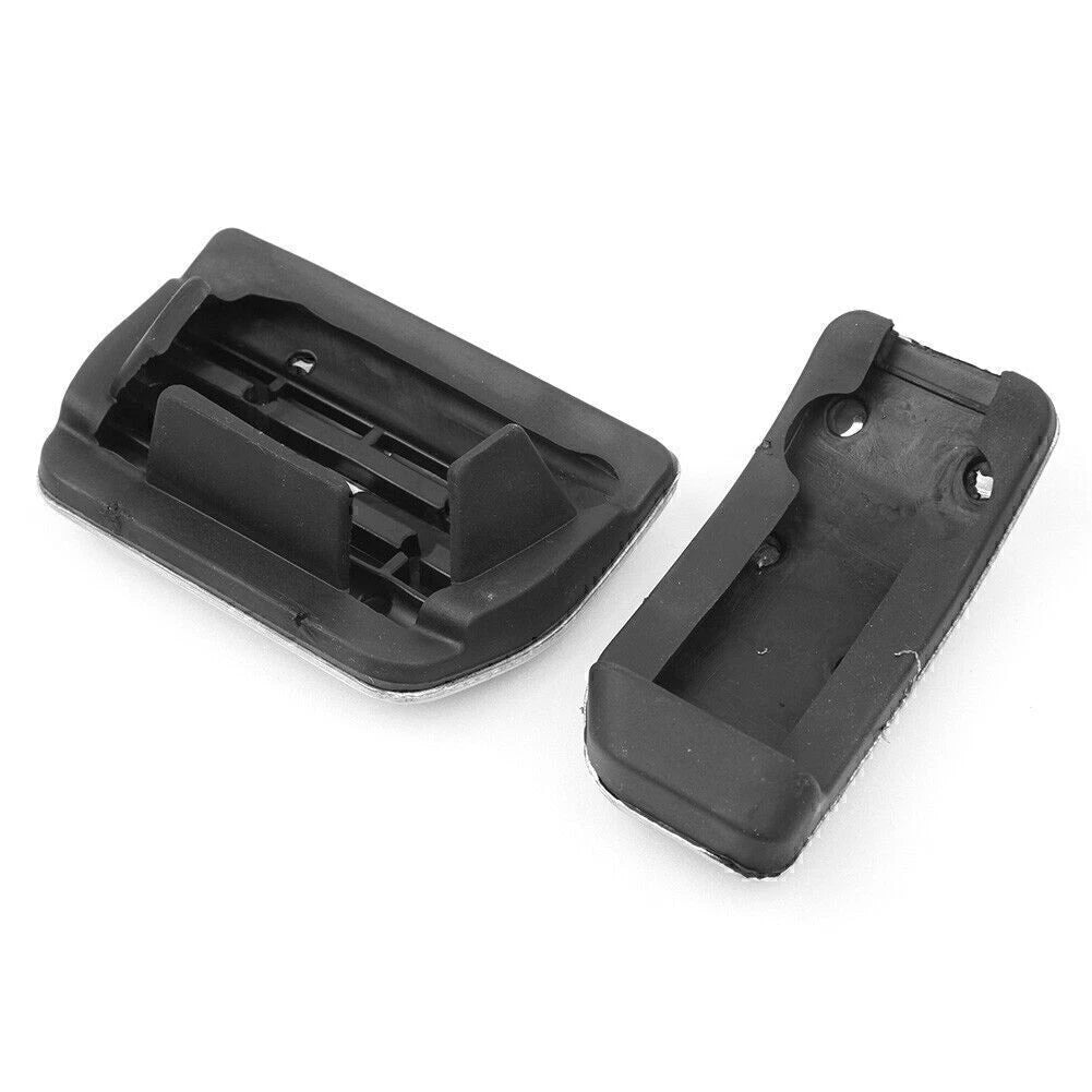 Car Aluminum Gas Brake Foot Pedal Footrest Cover Kit Fit S60 XC60 V60 S80 2PCS