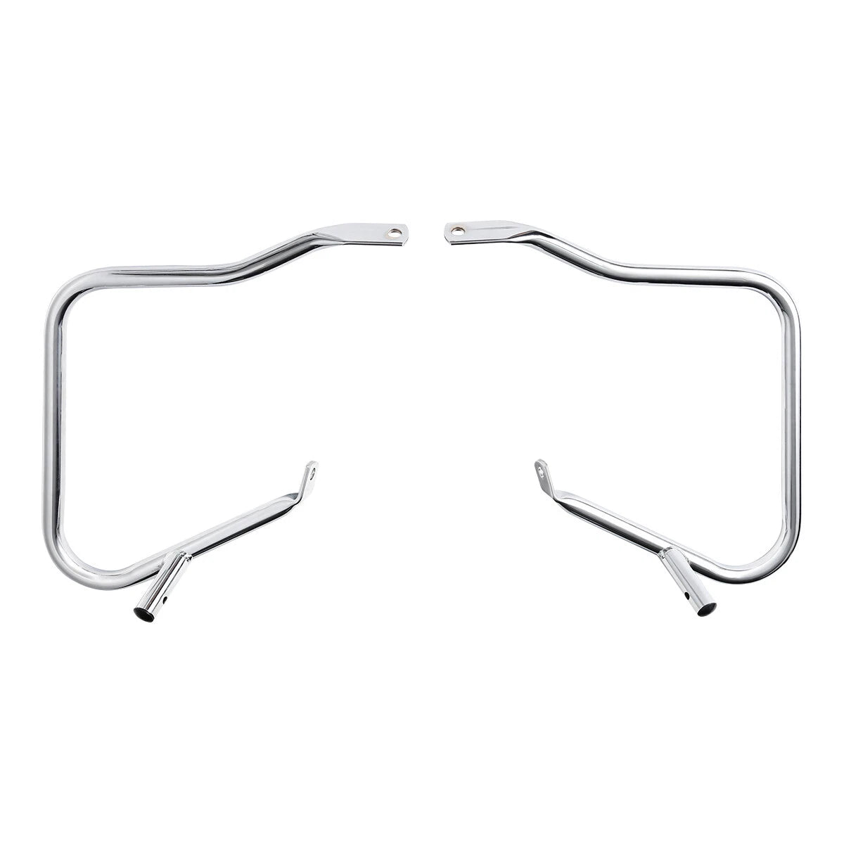 Chrome Hard Saddlebags Guard Bracket Fit For Harley Road King Glide 2014-2023 19