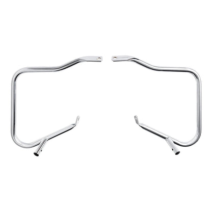 Chrome Hard Saddlebags Guard Bracket Fit For Harley Road King Glide 2014-2023 19