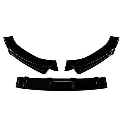 ABS Glossy Black Front Bumper Lip Spoiler Splitter For Audi Q5 SQ5 2018-2020