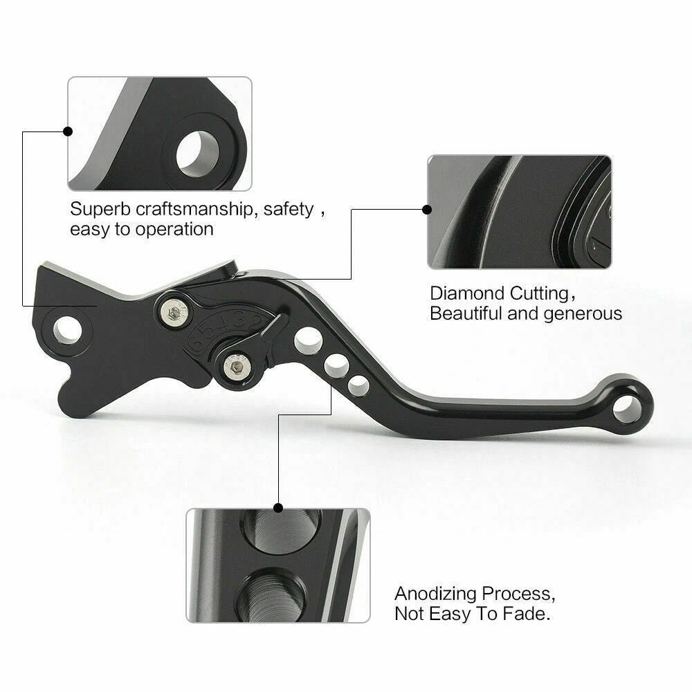 Short Brake Clutch Levers For Yamaha Banshee 350 2002-2006 2003 2004 2005 89-08