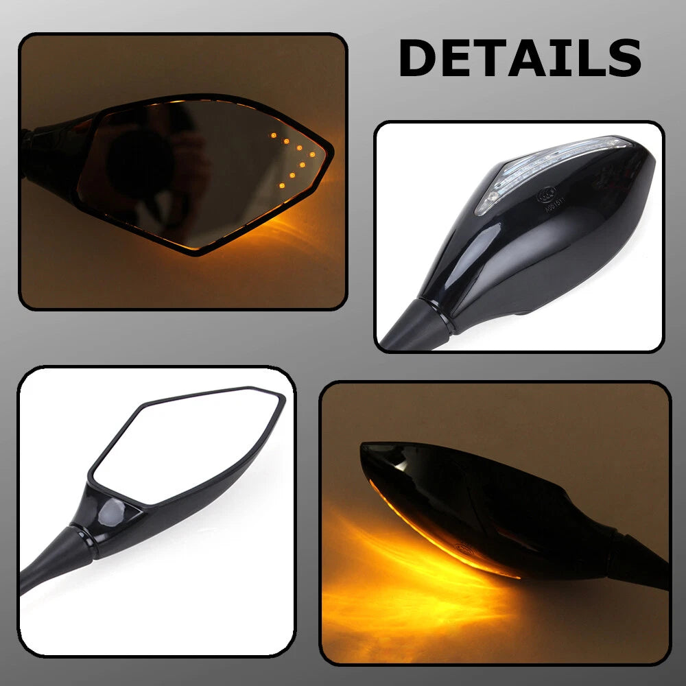 Led Mirrors For Honda CBR250R CBR300R CBR500R CBR600RR CBR1000RR 2014 2015 2016