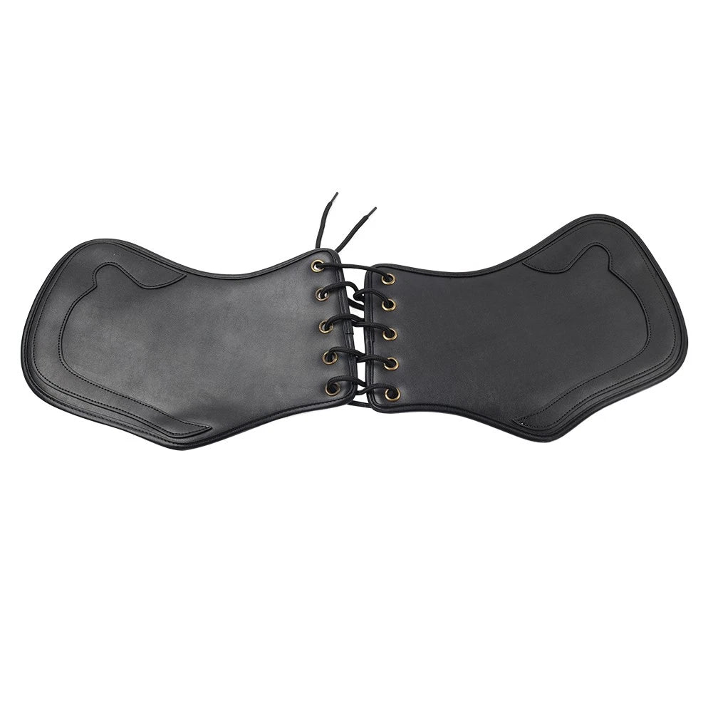 Motorcycle Universal Leather Heat Saddle Shield Deflector For Honda For Harley