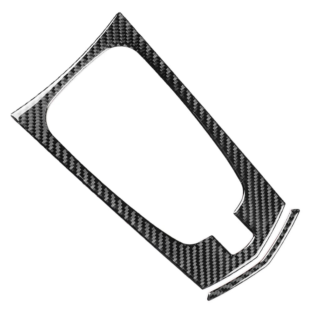 Carbon Fiber Center Gear Shift Interior Cover Trim For Cadillac CTS 08-13 Black