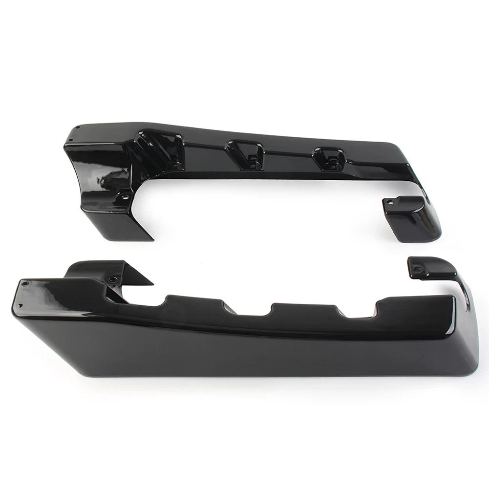 4" Hard Stretched Saddle Bag Extensions For Harley Touring Road King 1994-2013