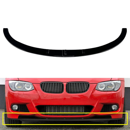 Front Bumper Lip Spoiler Splitter For BMW 3 Series E92 E93 M Sport 2006-13 Black