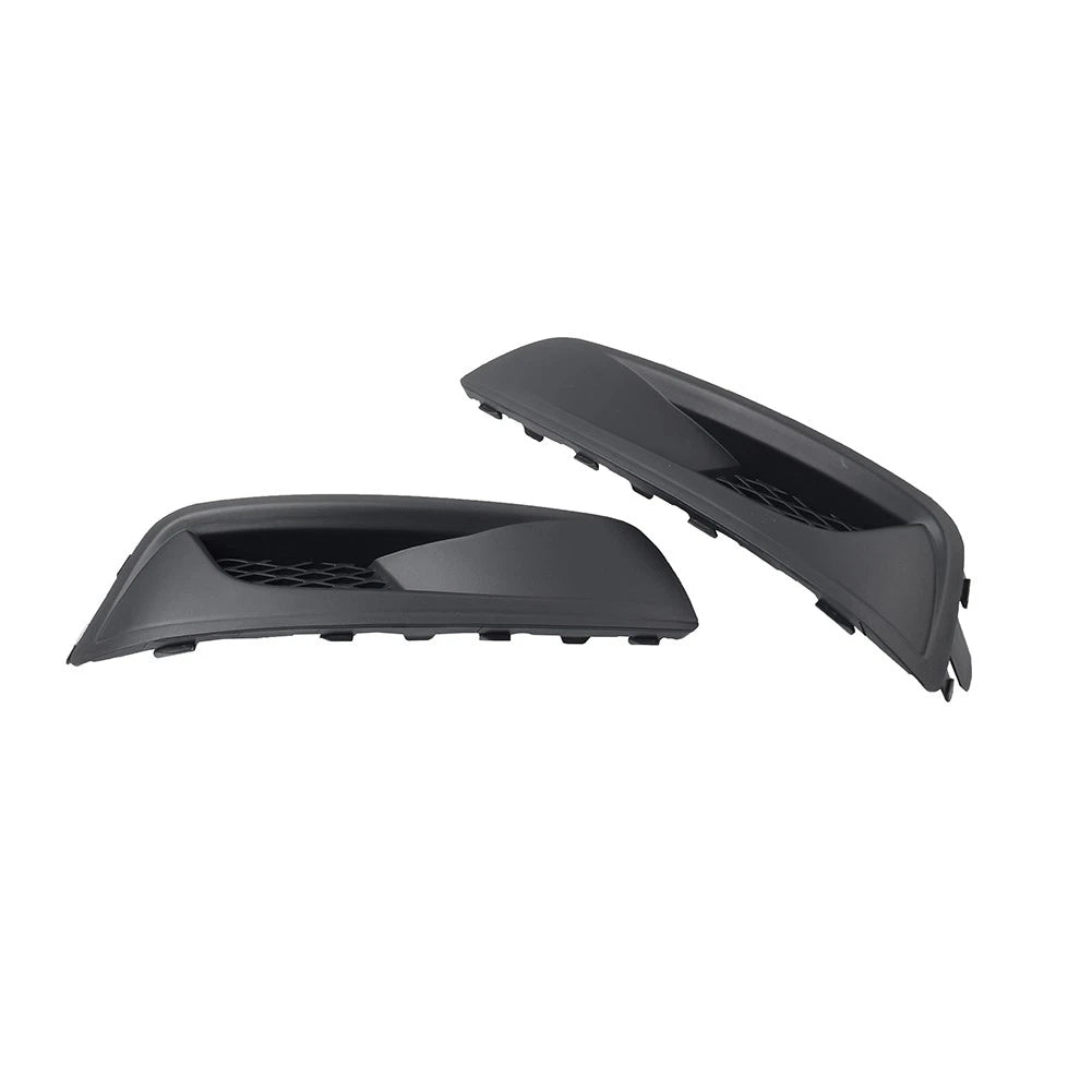 2pcs Front Bumper Fog Light Trim Bezel Cover Black For Subaru Legacy 2010-2012
