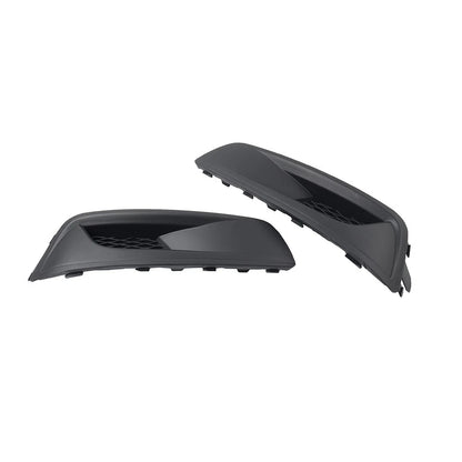 2pcs Front Bumper Fog Light Trim Bezel Cover Black For Subaru Legacy 2010-2012