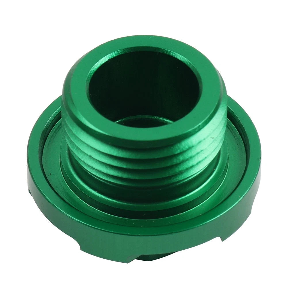 Green Engine Oil Fill Plug Screw Cap for Kawasaki KX250 KX250F KLX450R KX450F