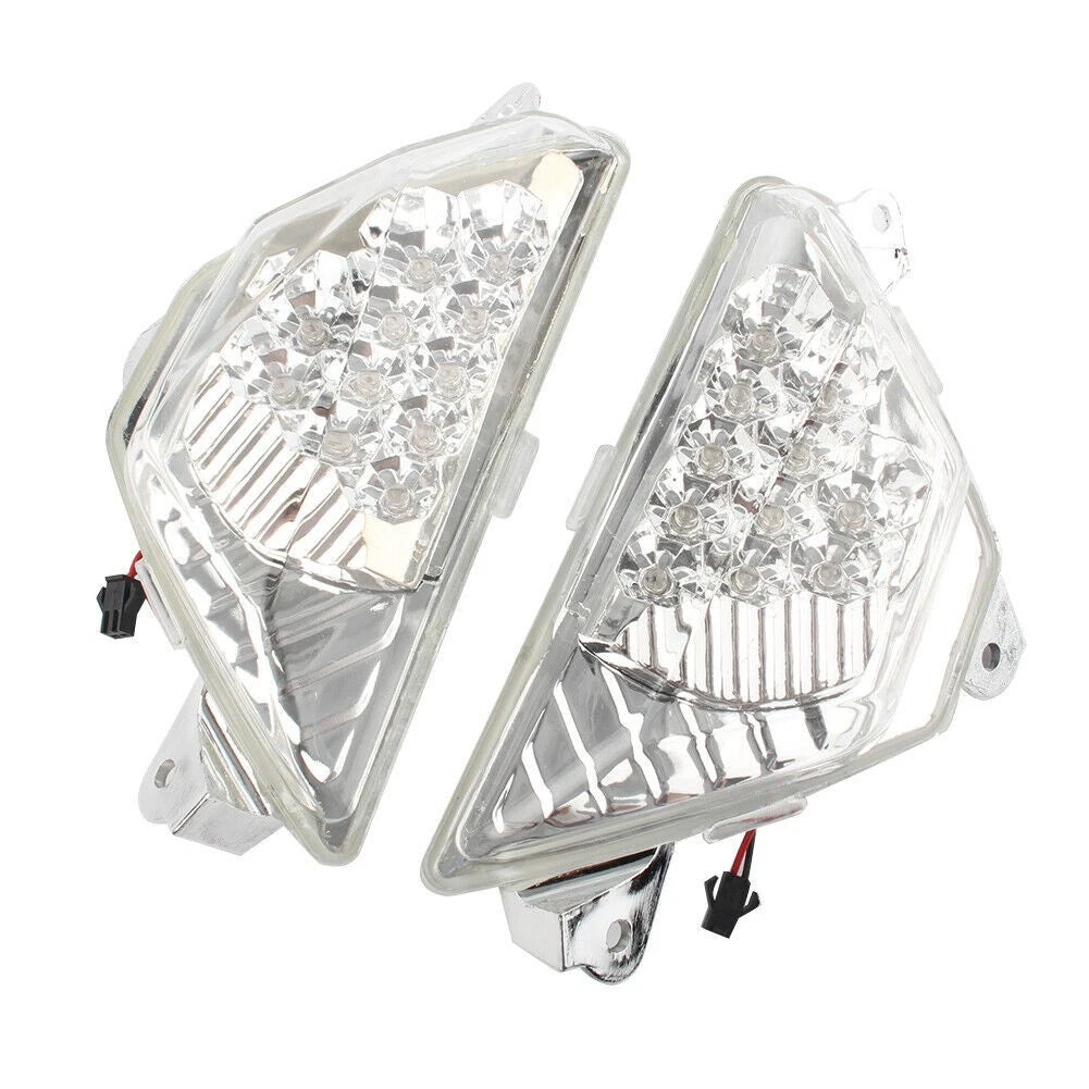 Front Turn Signal Lights Amber Indicator For Kawasaki Ninja 300R EX300 13-17