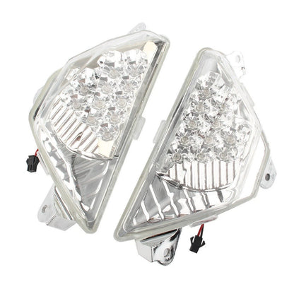 Front Turn Signal Lights Amber Indicator For Kawasaki Ninja 300R EX300 13-17