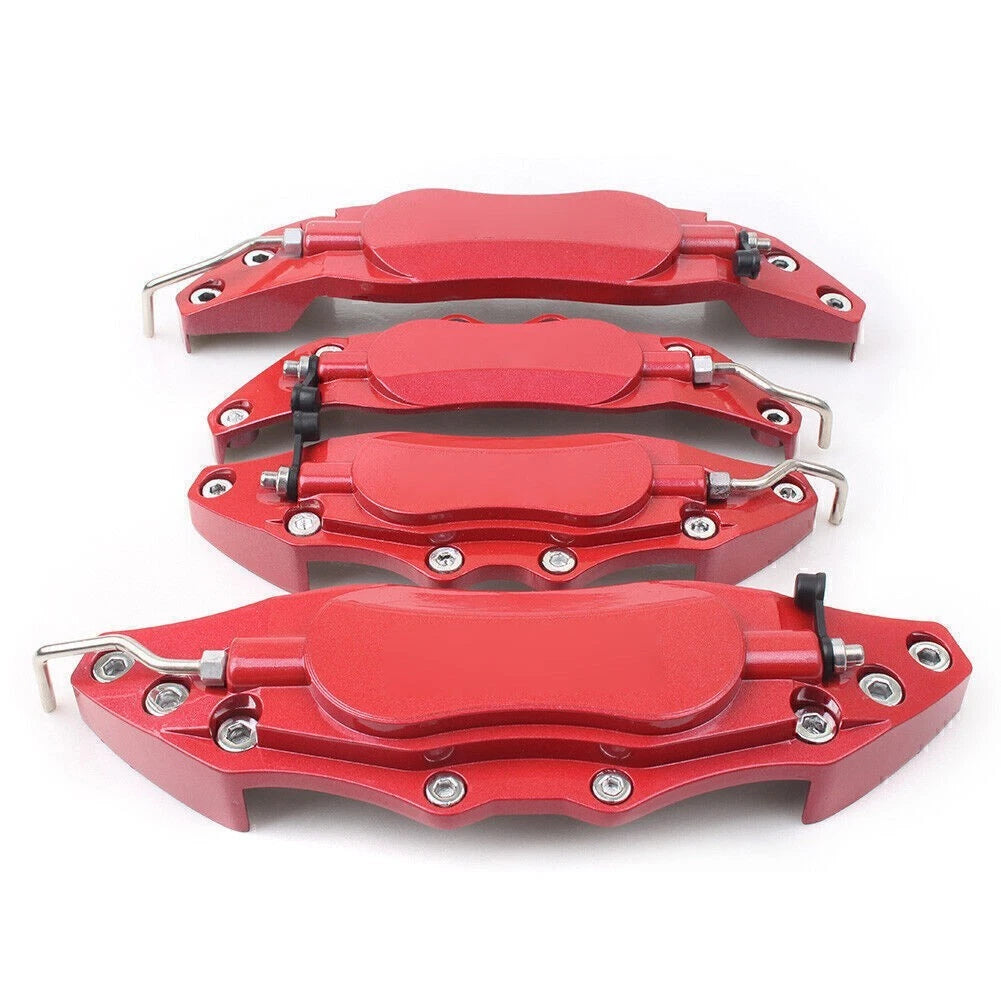 Metal 3D Universal Style Brake Caliper Cover Front&Rear For 14-17" Wheels 4PCS