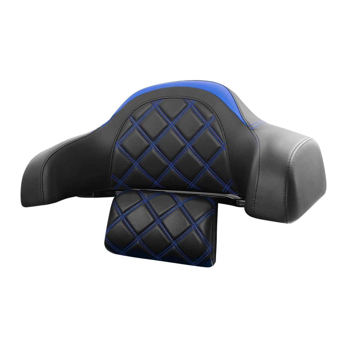 Black Blue Rear Trunk Passenger Backrest For Indian Chieftain Dark Horse 2016-26