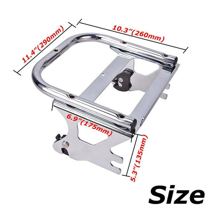 Detachable Tour Pack Pak Luggage Rack Trunk Bracket For Harley Touring 97-08