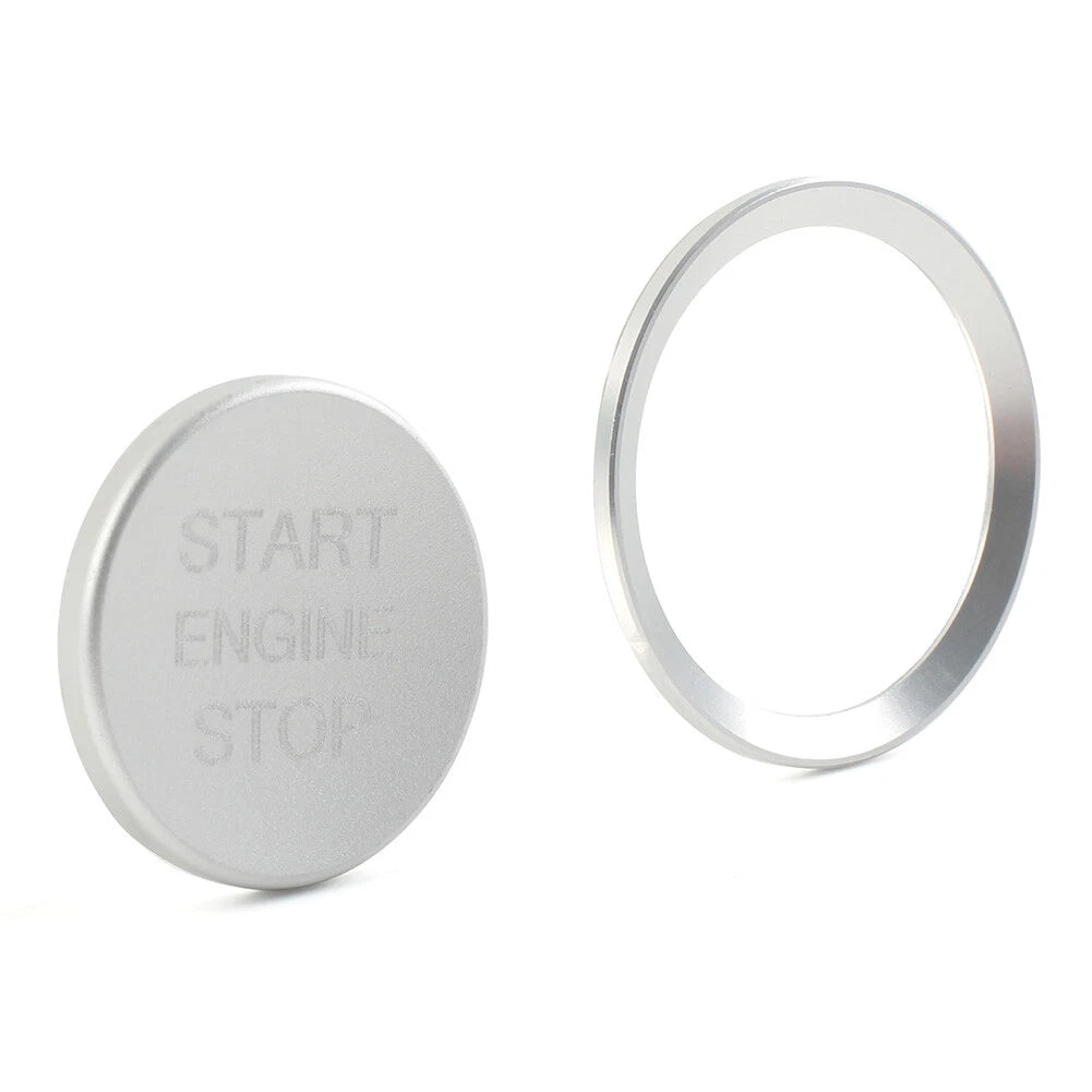 Engine Start Stop Switch Button Cover Trim Fit VW Touran Altas Jetta CC Silver